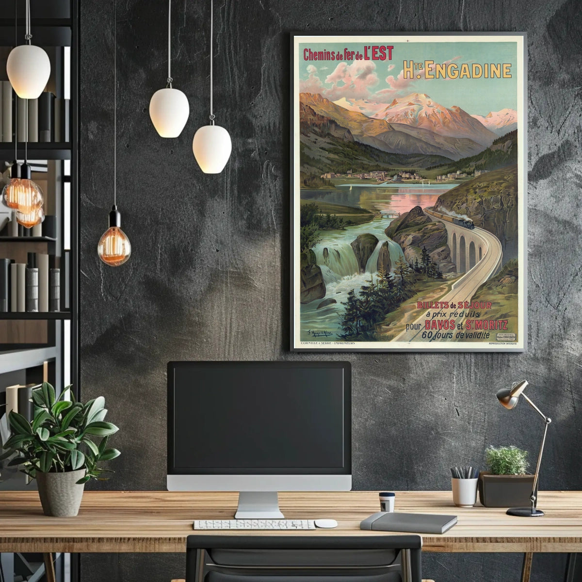 Journey To The Engadine Poster