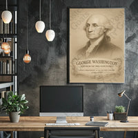 Classic American Leader Portrait in Historical or Presidential Poster
