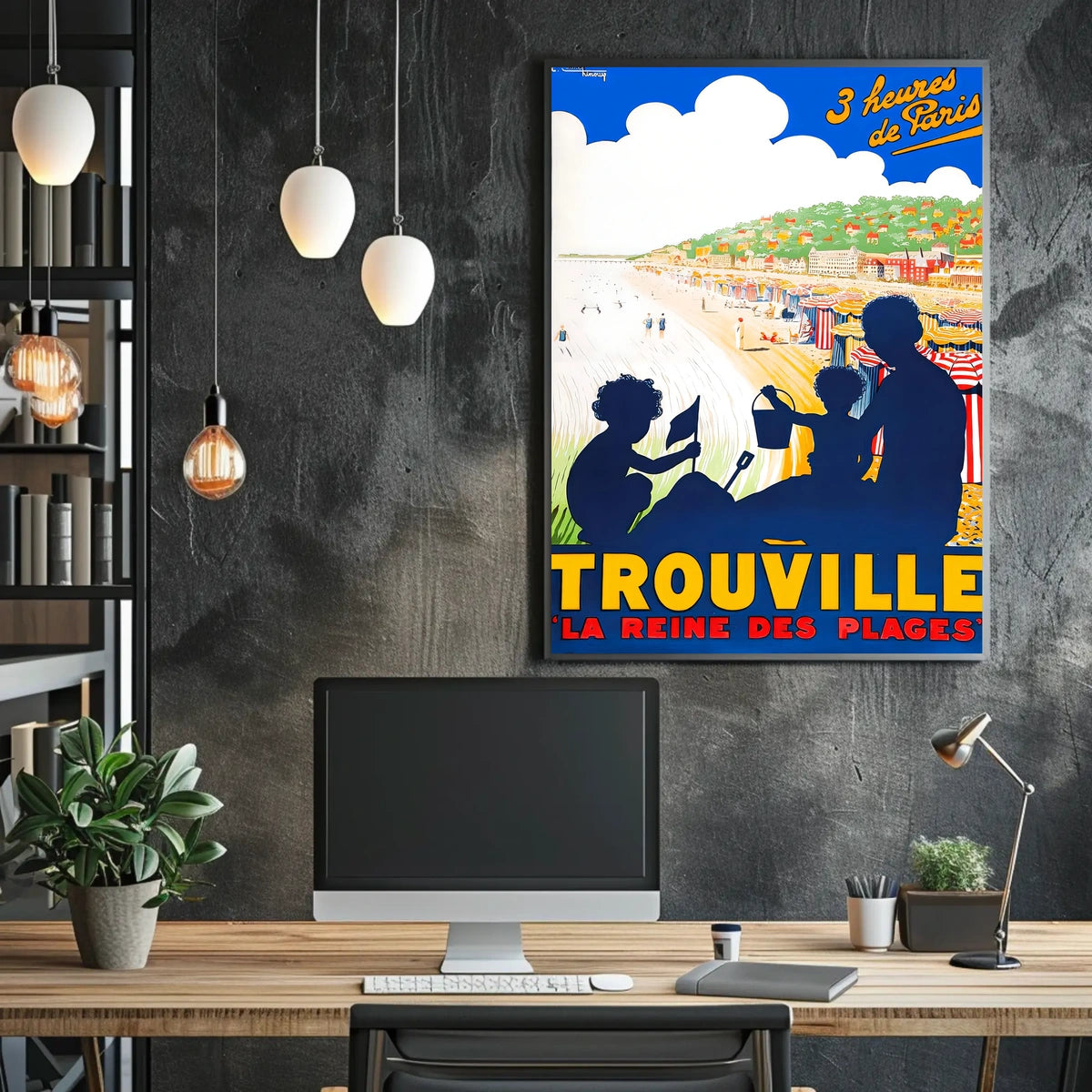 Trouville La Reine Des Plages Poster