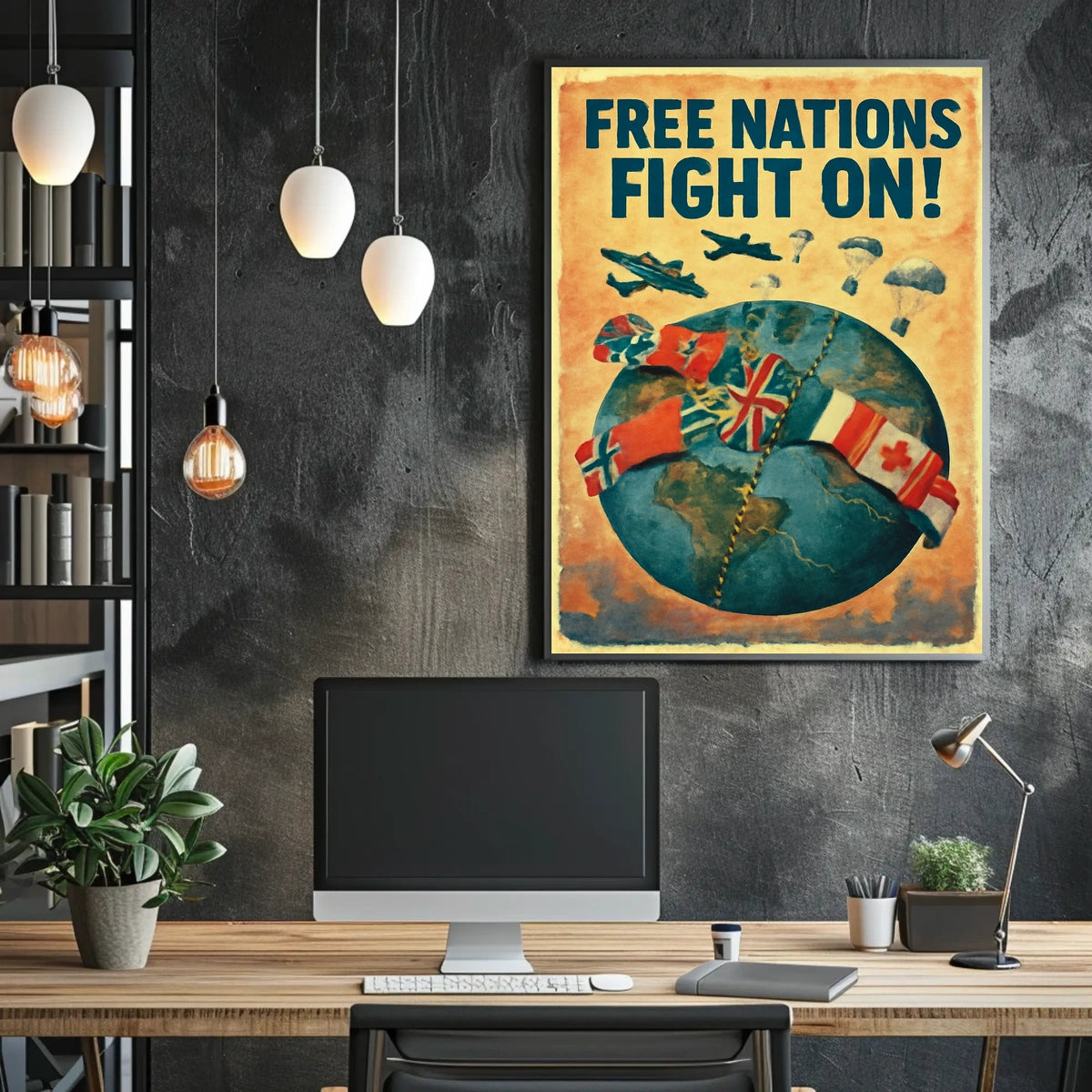 Free Nations Unite Poster