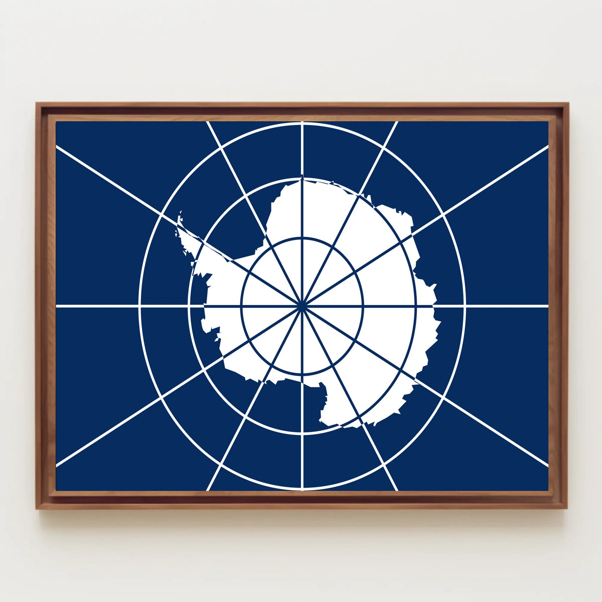 Antarctica Flag Poster