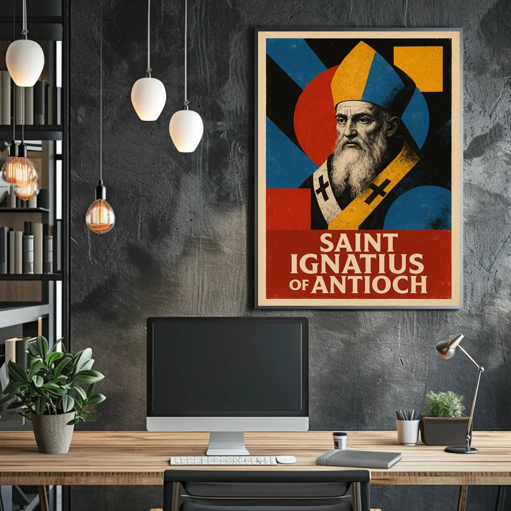 Saint Ignatius of Antioch Religious Art Poster