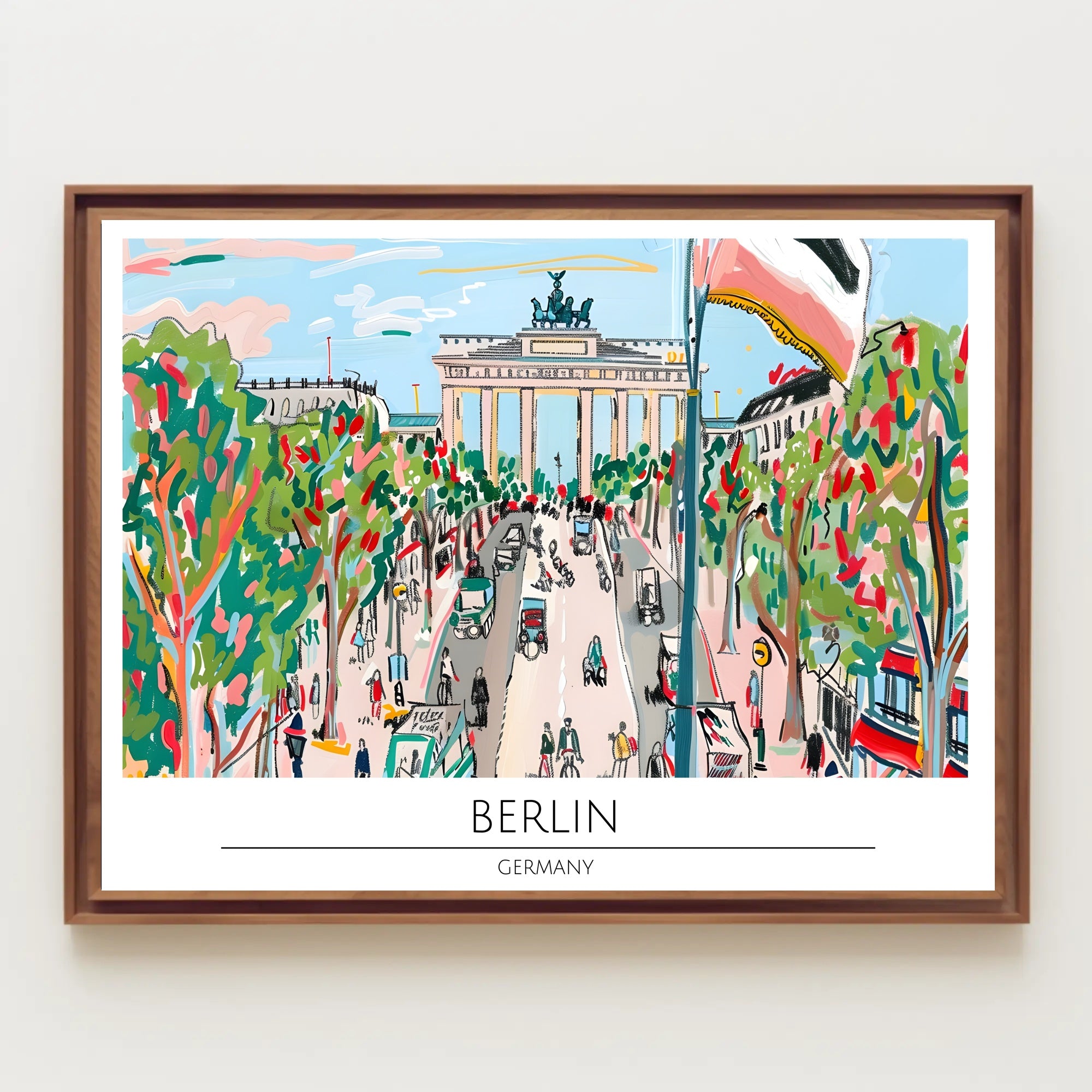Vibrant Berlin Poster PosterGoat