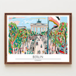 Vibrant Berlin Poster PosterGoat