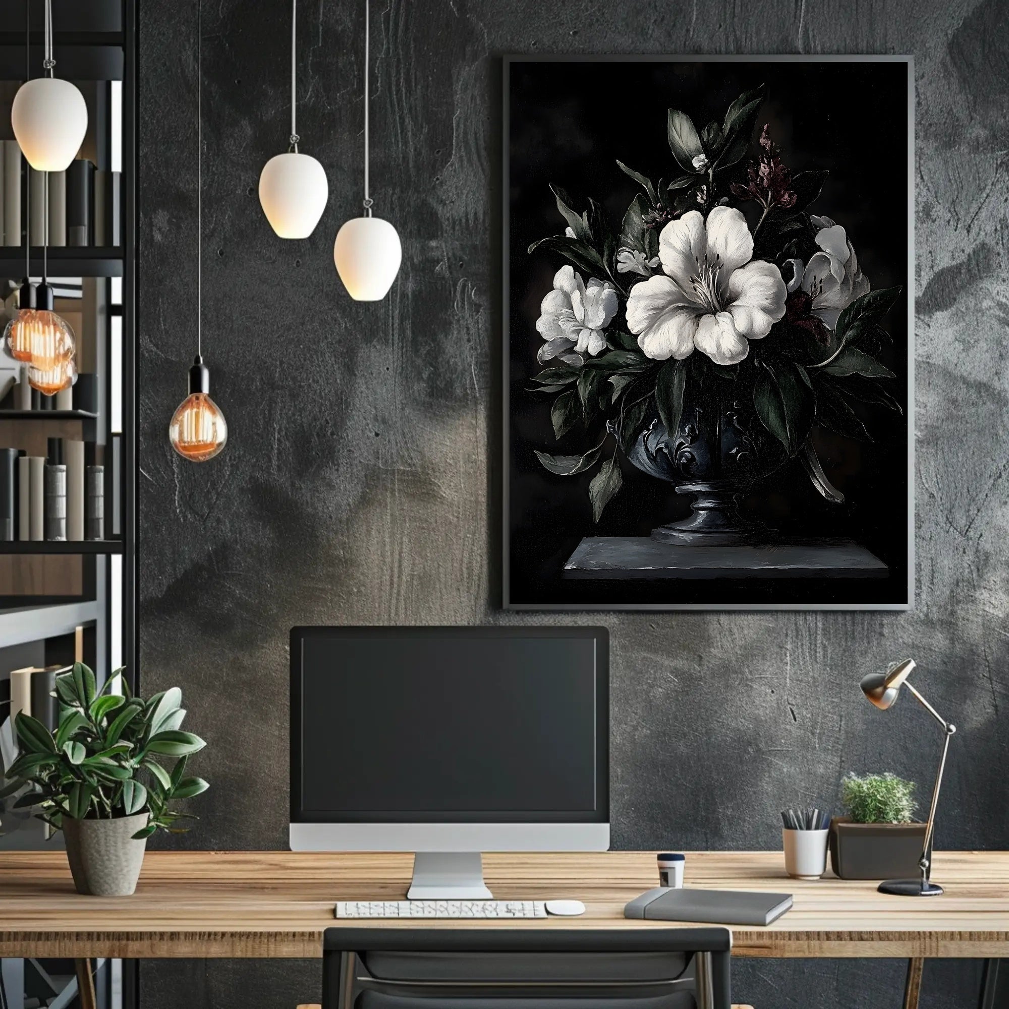 Floral Still Life Art Print: Artistic Poster PosterGoat