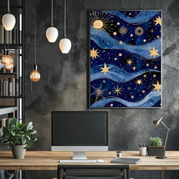 Celestial Cosmic Dreams in Space or Astronomy Poster