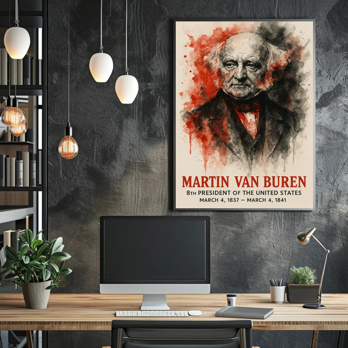Portrait of Martin Van Buren Historical or Presidential Poster