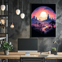 Dreamscape At Dusk Poster