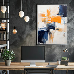 Abstract Color Harmony Abstract Poster