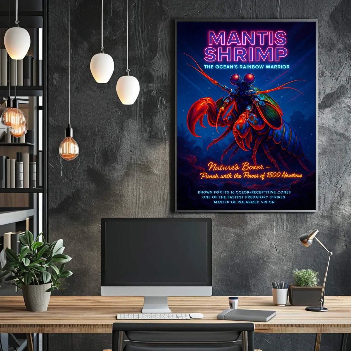 Mantis Shrimp The OceanS Rainbow Poster