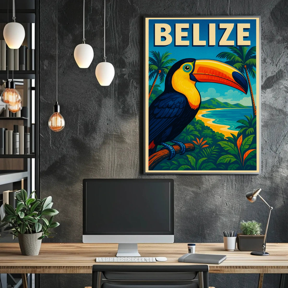 Belize Tropical Paradise Poster