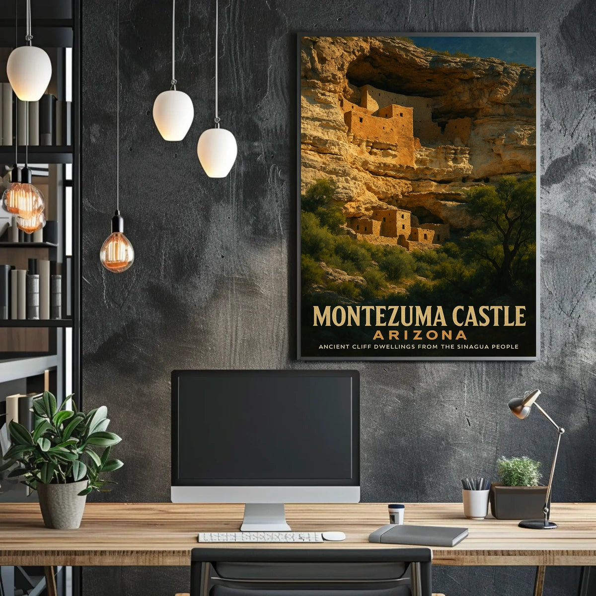 Montezuma Castle Ancient Cliff Poster