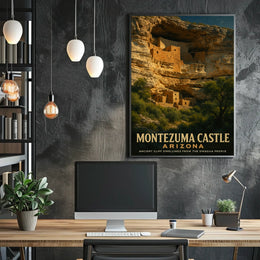 Montezuma Castle Ancient Cliff Poster