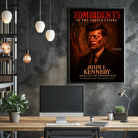 John F. Kennedy 35th President of the United States Zombidents Poster Series