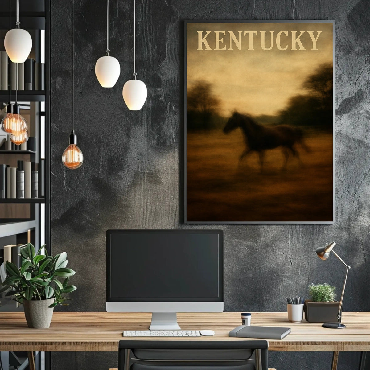 Kentucky Horse Country Poster