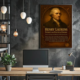 Henry Laurens Patriot and Political Enigma Poster