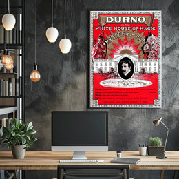 Durno the Magician Vintage Magic Show Cultural Poster