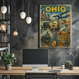 Ohio Heritage Collage Poster