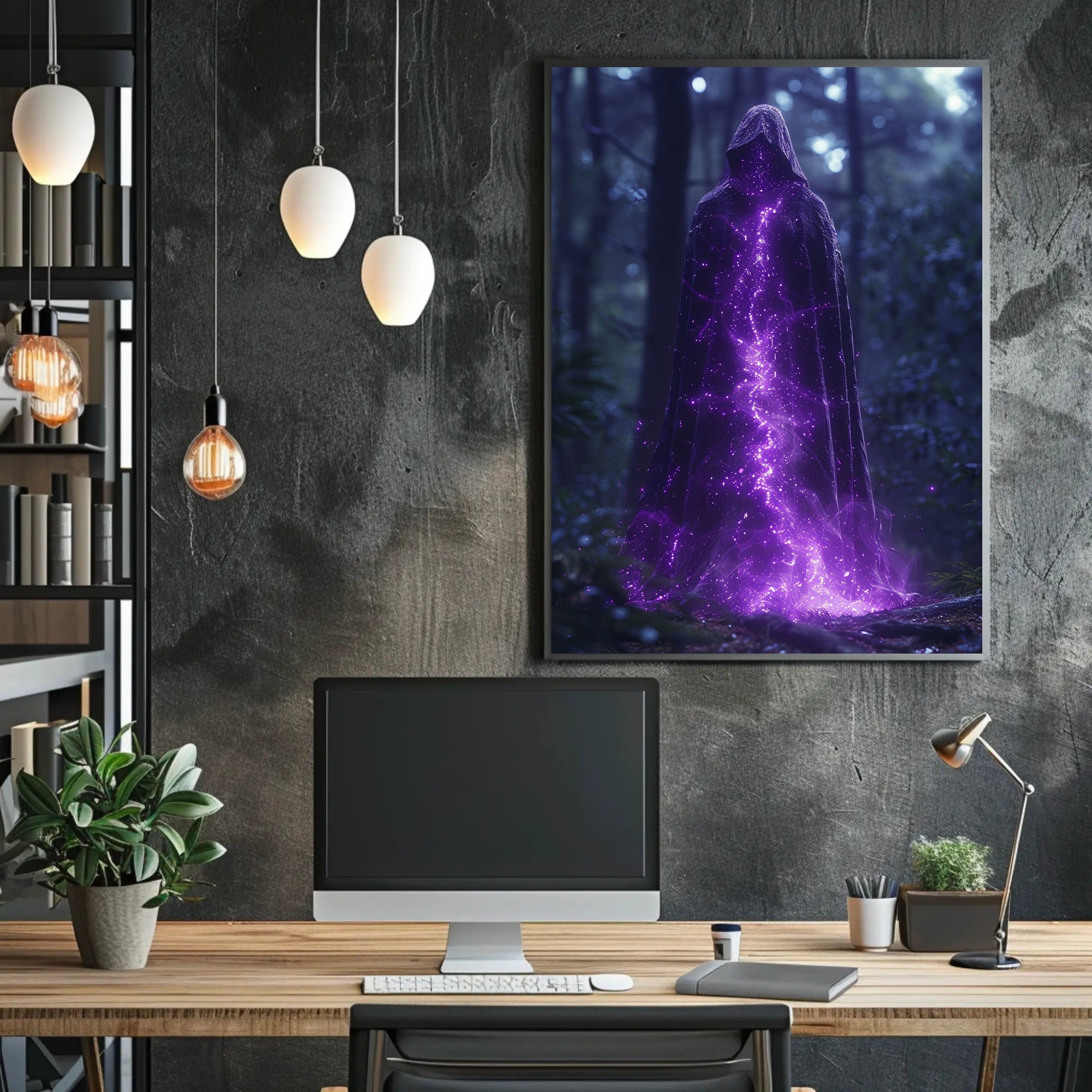 Enchanted Forest Specter Art Print Poster for Home Decor and Wanderlust Enthusiasts PosterGoat