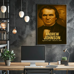 Andrew Johnson 17Th President Poster
