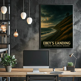 EbeyS Landing National Historical Poster