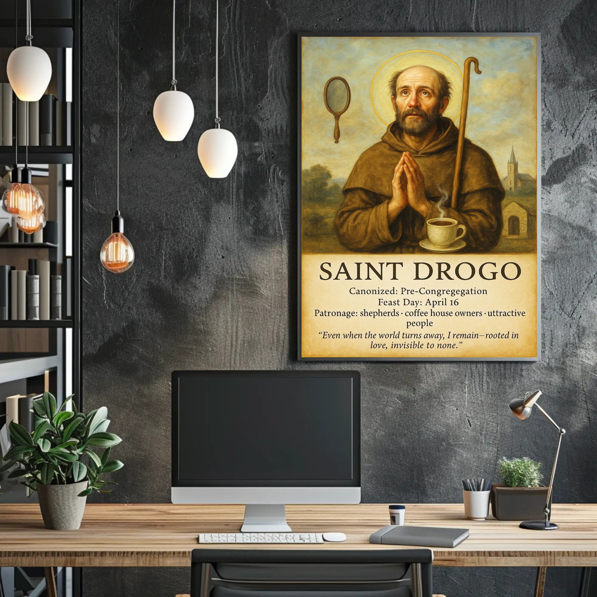 Saint Drogo Poster PosterGoat
