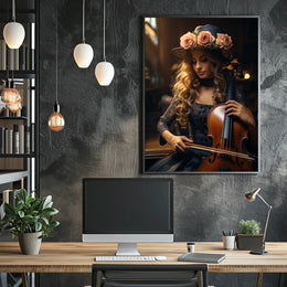 The ViolinistS Elegance Poster