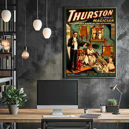 Thurston the Great Magician Vintage Show Magic Poster