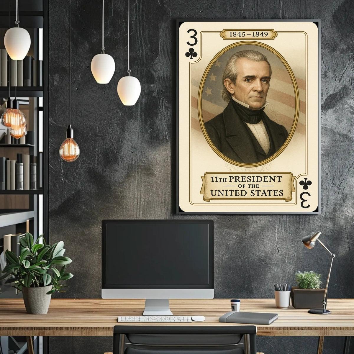 Eleventh President Of The United States Poster