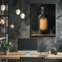 Mysterious Elixir Bottle Poster