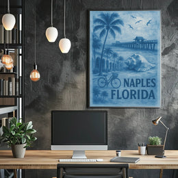 Naples Florida Coastal Serenity Poster For Home Decor