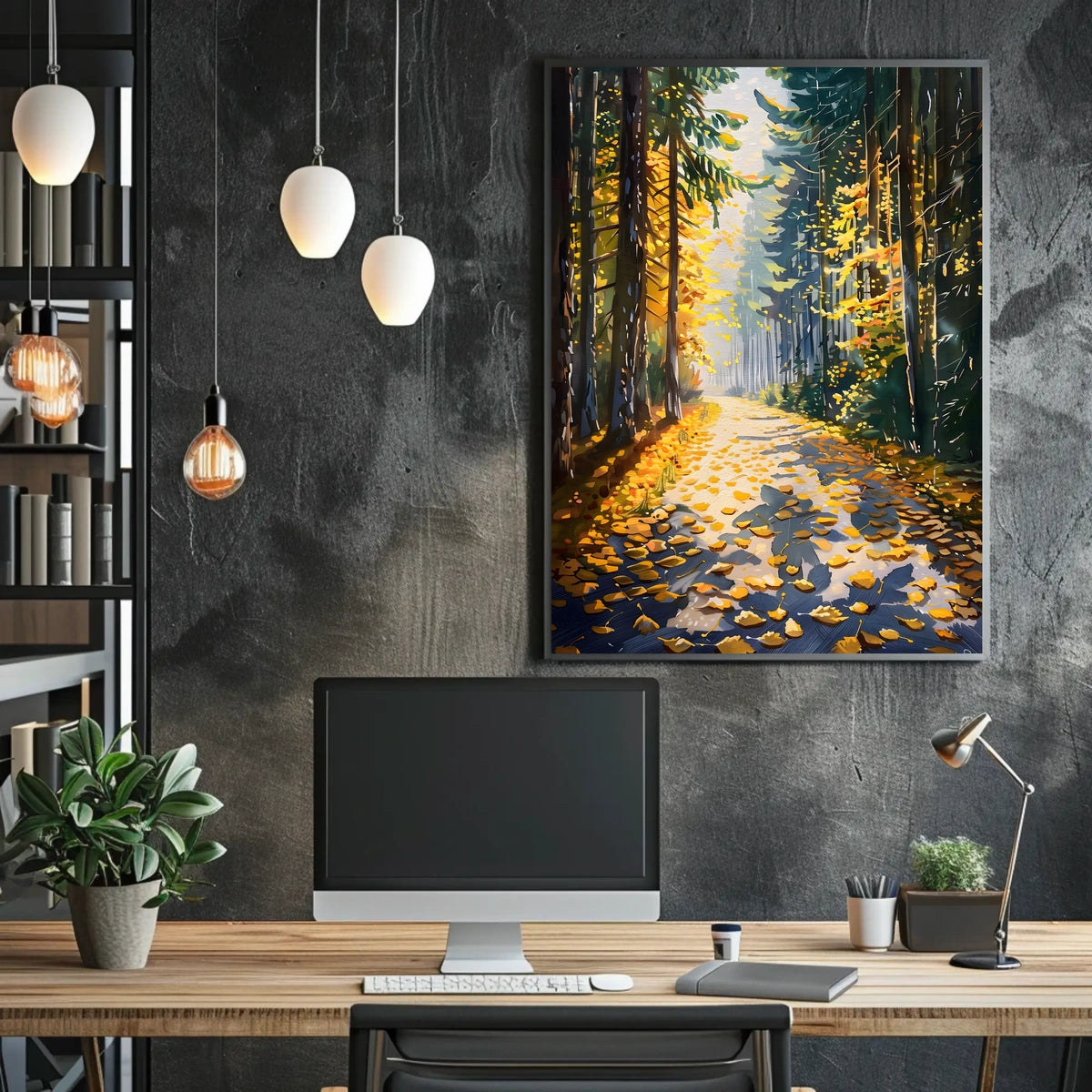 Autumn Pathway Poster