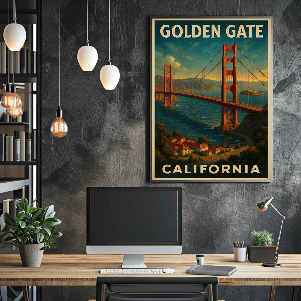 Golden Gate Bridge California Poster