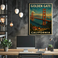 Golden Gate Bridge California Poster
