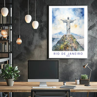 Iconic View of Rio de Janeiro Poster PosterGoat