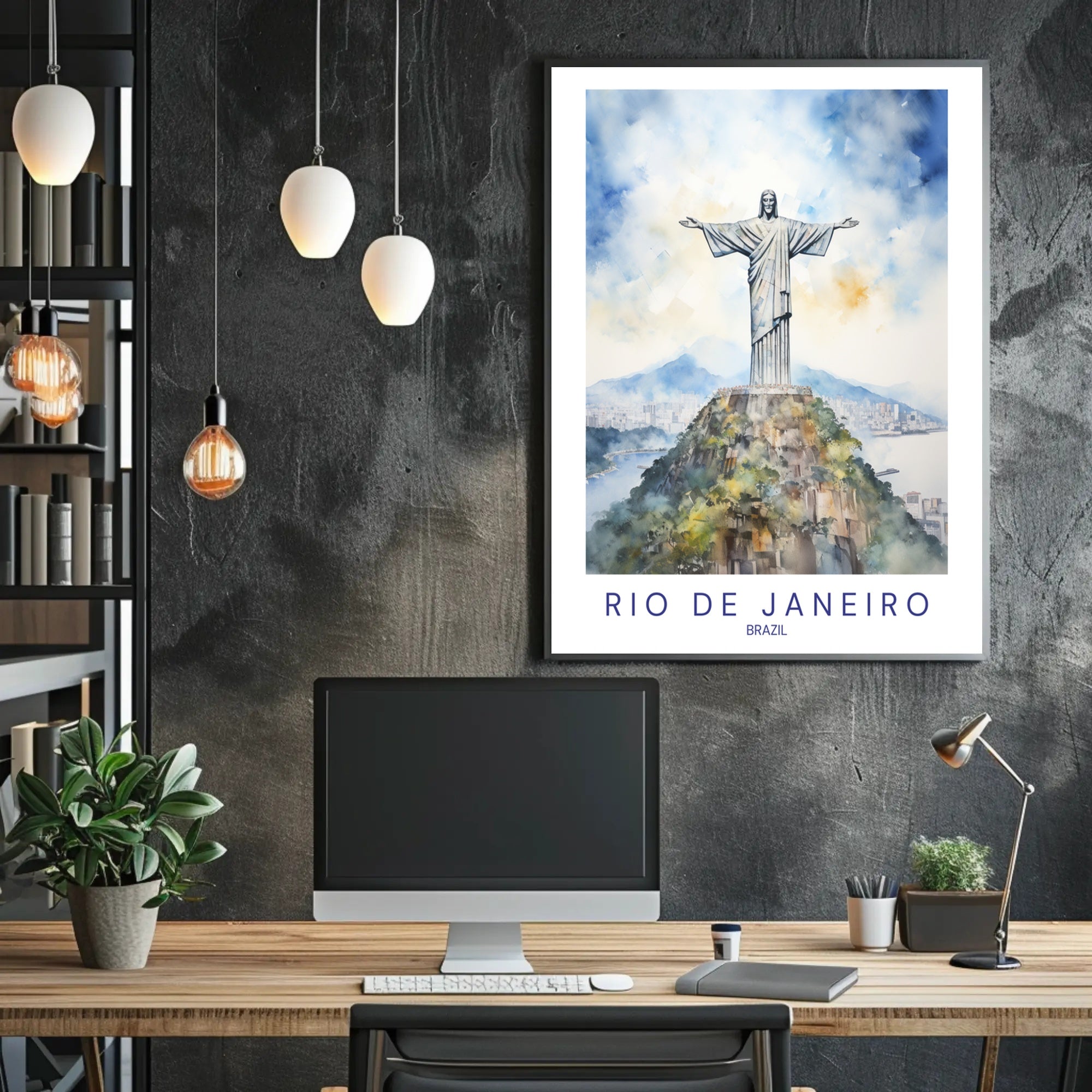Iconic View of Rio de Janeiro Poster PosterGoat