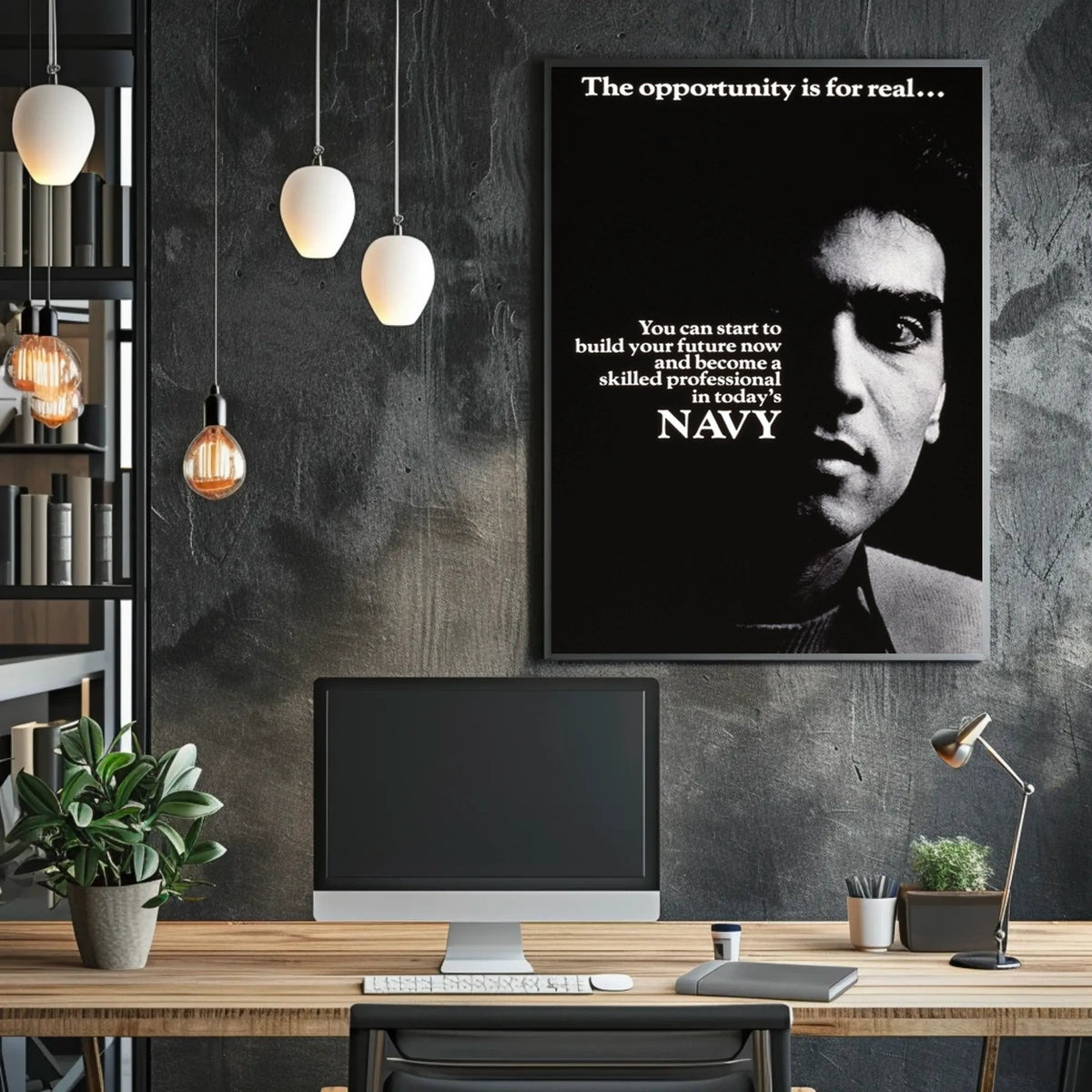 Navy Recruitment: Build Your Future with Us Military Recruitment Poster