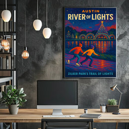 Austin River of Lights Poster