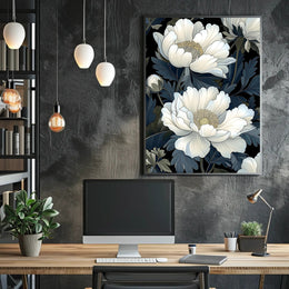 Elegant Blooms Art Print Wall Decor