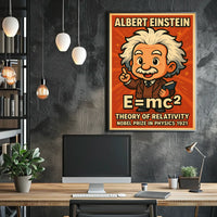 Albert Einstein Theory Of Relativity Poster