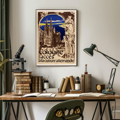 Cologne - Gateway to German Culture Poster