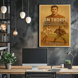 Epic Olympic Athlete Tribute Poster