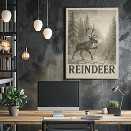 Reindeer Adventure Poster