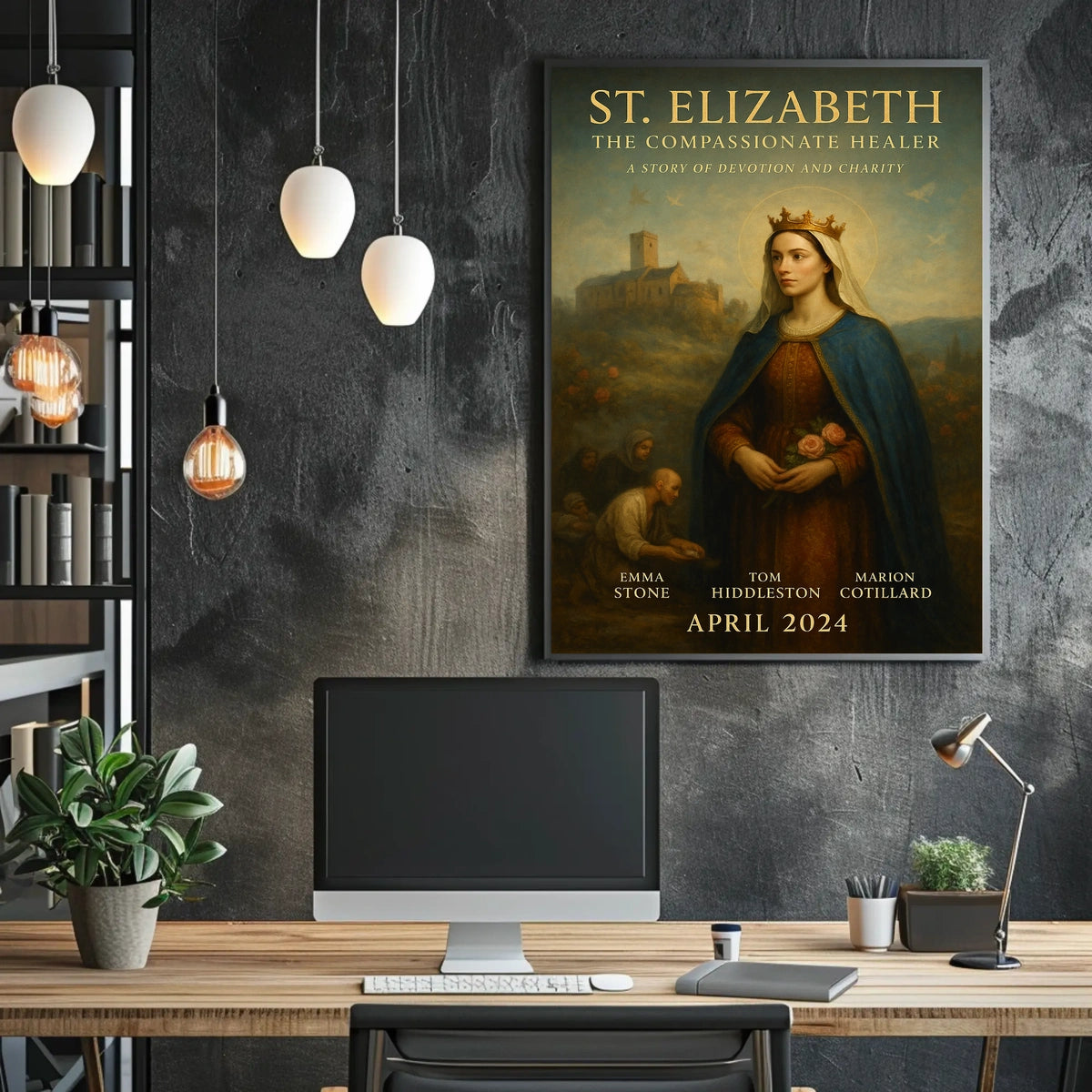 St. Elizabeth The Compassionate Healer Poster