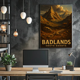Badlands Of South Dakota Poster