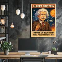 Albert Einstein Theory Of Relativity Poster