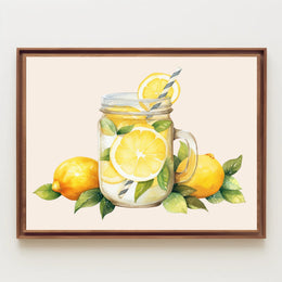 Refreshing Lemonade Delight Poster