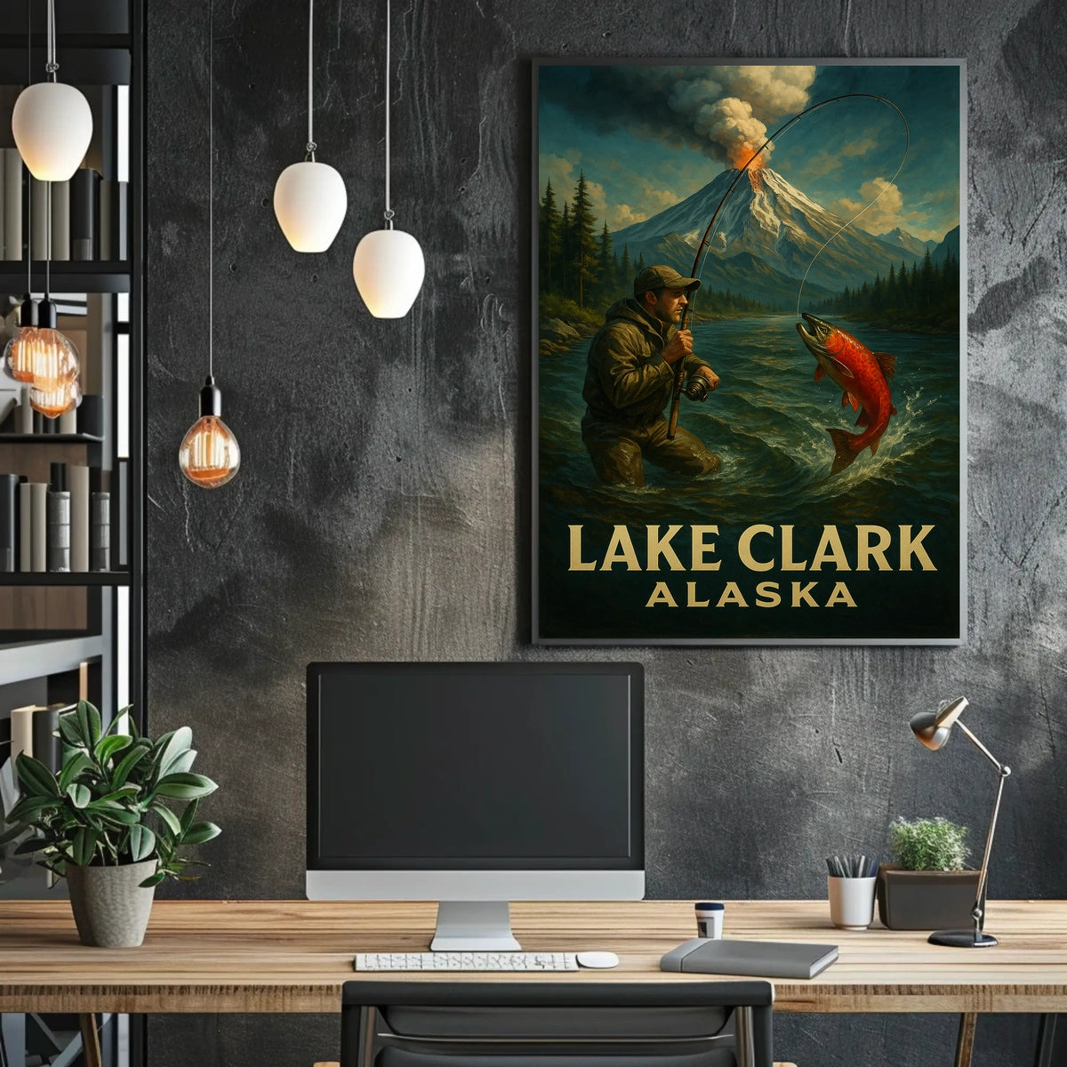 Lake Clark, Alaska Adventure Poster