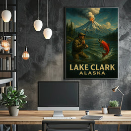 Lake Clark, Alaska Adventure Poster