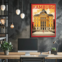 Hamburg Architectural Elegance Poster
